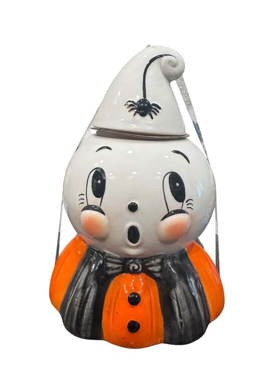 Johanna Parker Other - Johanna Parker Gus Spider Topped Ceramic Cookie Jar Halloween Decor